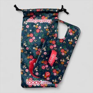 Loopy Case iPhone 13 Pro Floral Pink Righty Original Bag Included